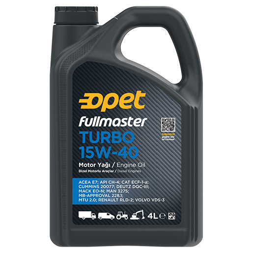 FULLMASTER TURBO 15W-40 (PLS, 4L)