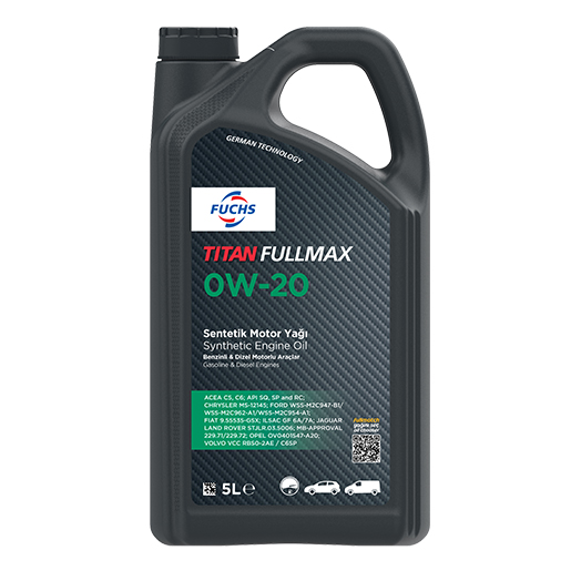 TITAN FULLMAX 0W-20 (PLS, 5L)
